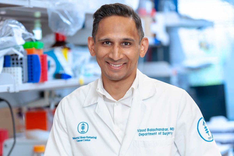 MSK physician-scientist Vinod Balachandran.