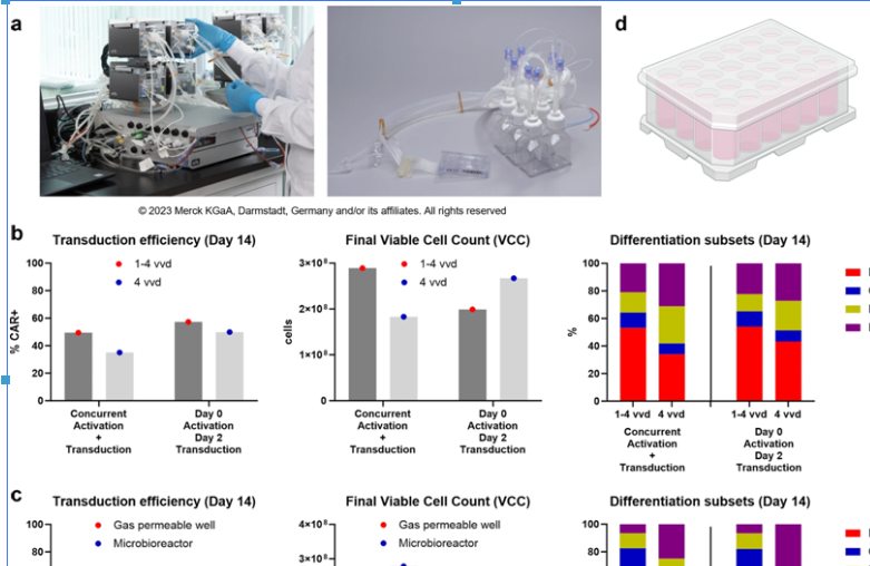 Nature子刊：扑克牌大小的微型生物反应器，能够高效批量生产临床级CAR-T细胞